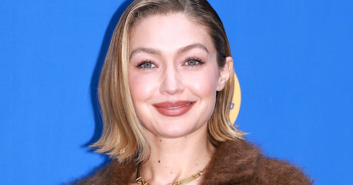 Gigi Hadid Wore A Navel-Baring Crop Top With A Cool-Girl Accessory
