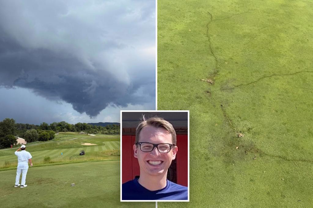 Golfer dies after being struck by lightning during quick-moving storm on New Jersey course