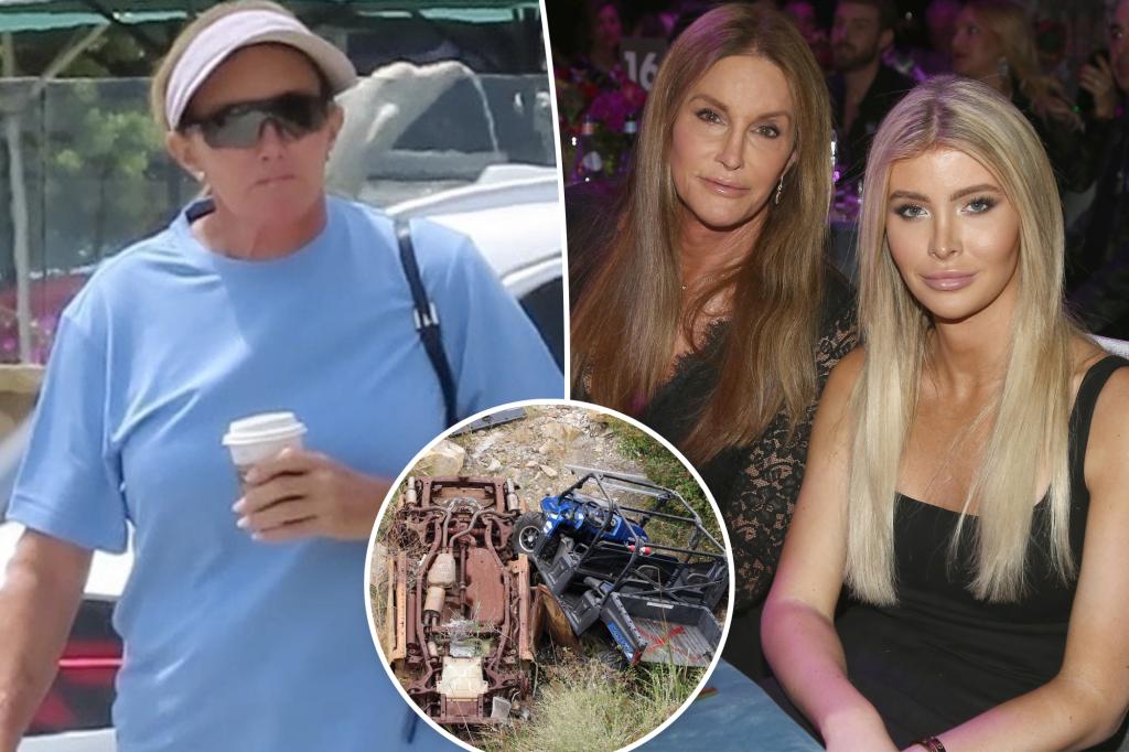 Grieving Caitlyn Jenner seen for first time since tragic death of longtime friend and manager, Sophia Hutchins