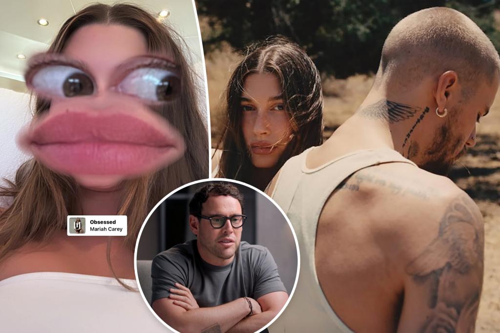 Hailey Bieber seemingly takes swipe at Scooter Braun after he praised Justin’s new album: ‘Obsessed’