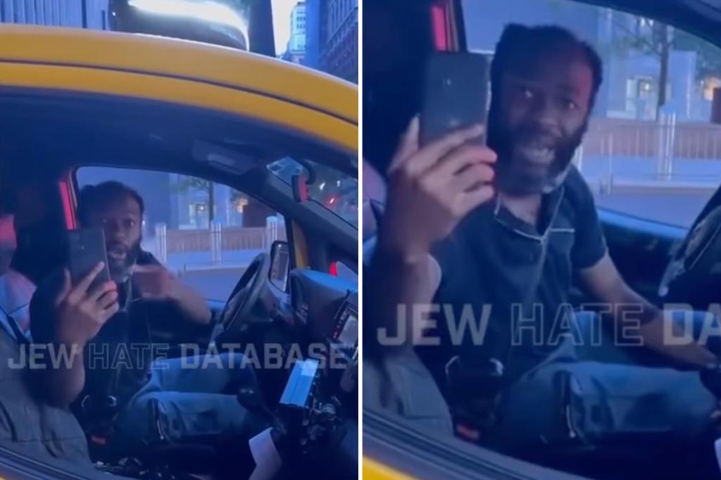 Hate cab: NYC taxi driver caught on disturbing video spewing antisemitic slurs