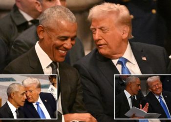 Here’s what Trump and Obama laughed and talked about at Jimmy Carter’s funeral, new book reveals