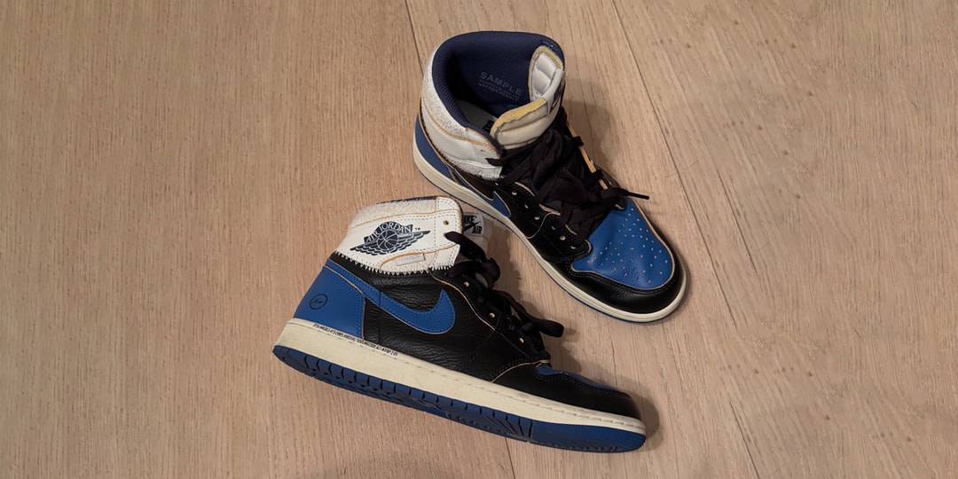 Hiroshi Fujiwara Reveals a fragment design x Union LA x Air Jordan 1 High OG “Sport Royal”