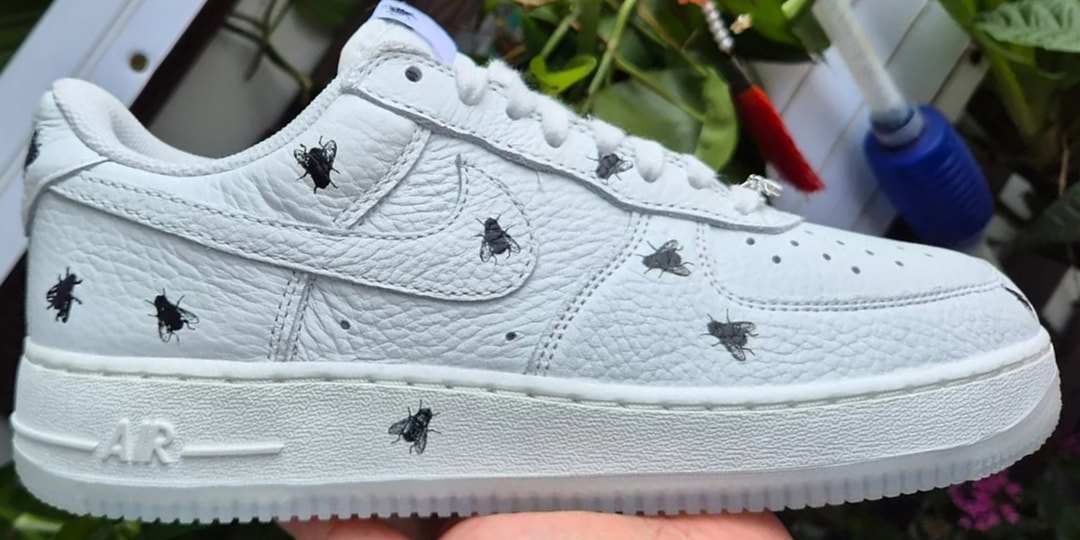 Houseflies Land on the Nike Air Force 1 Low