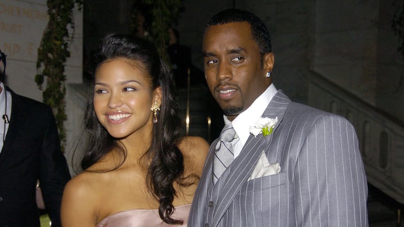 Cassie Ventura and Sean Combs are pictured at the New York Public Library for the 2006 CFDA Fashion Awards on June 5, 2006. (Richard Corkery / New York Daily News via Getty Images)