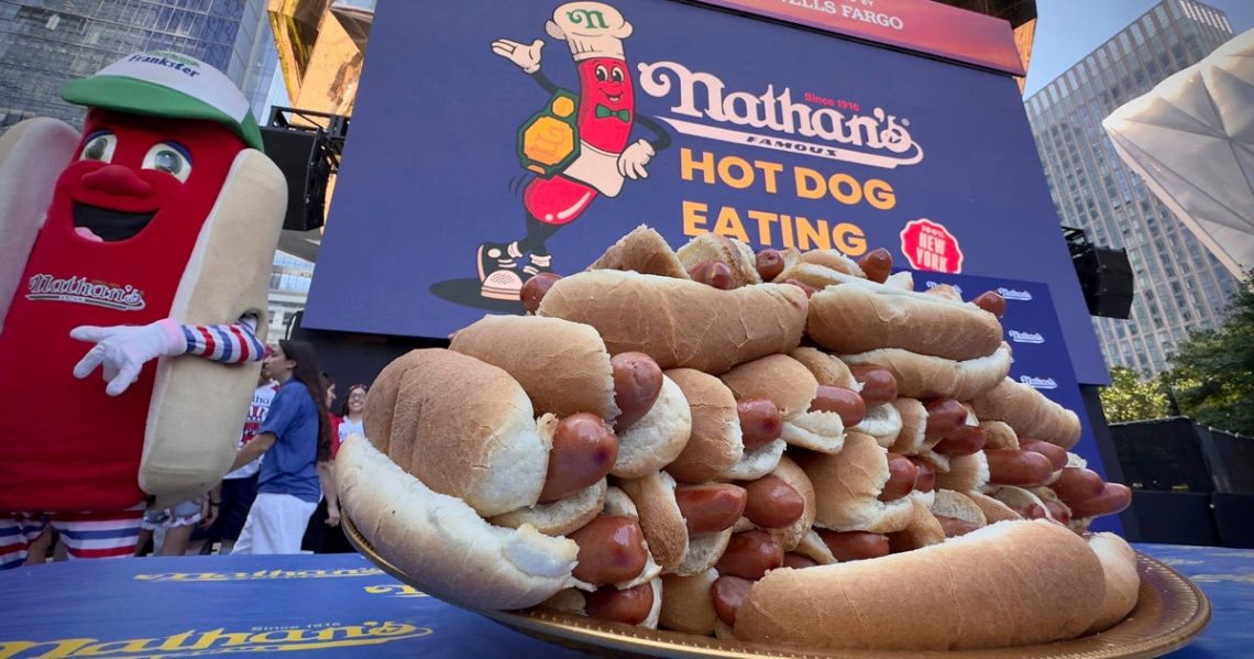 How and when to watch Nathan’s Hot Dog Eating contest for July 4, 2025