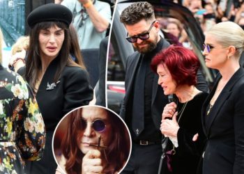 How each Osbourne family member paid tribute to Ozzy with meaningful jewelry and accessories at his funeral