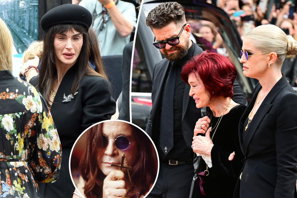 How each Osbourne family member paid tribute to Ozzy with meaningful jewelry and accessories at his funeral
