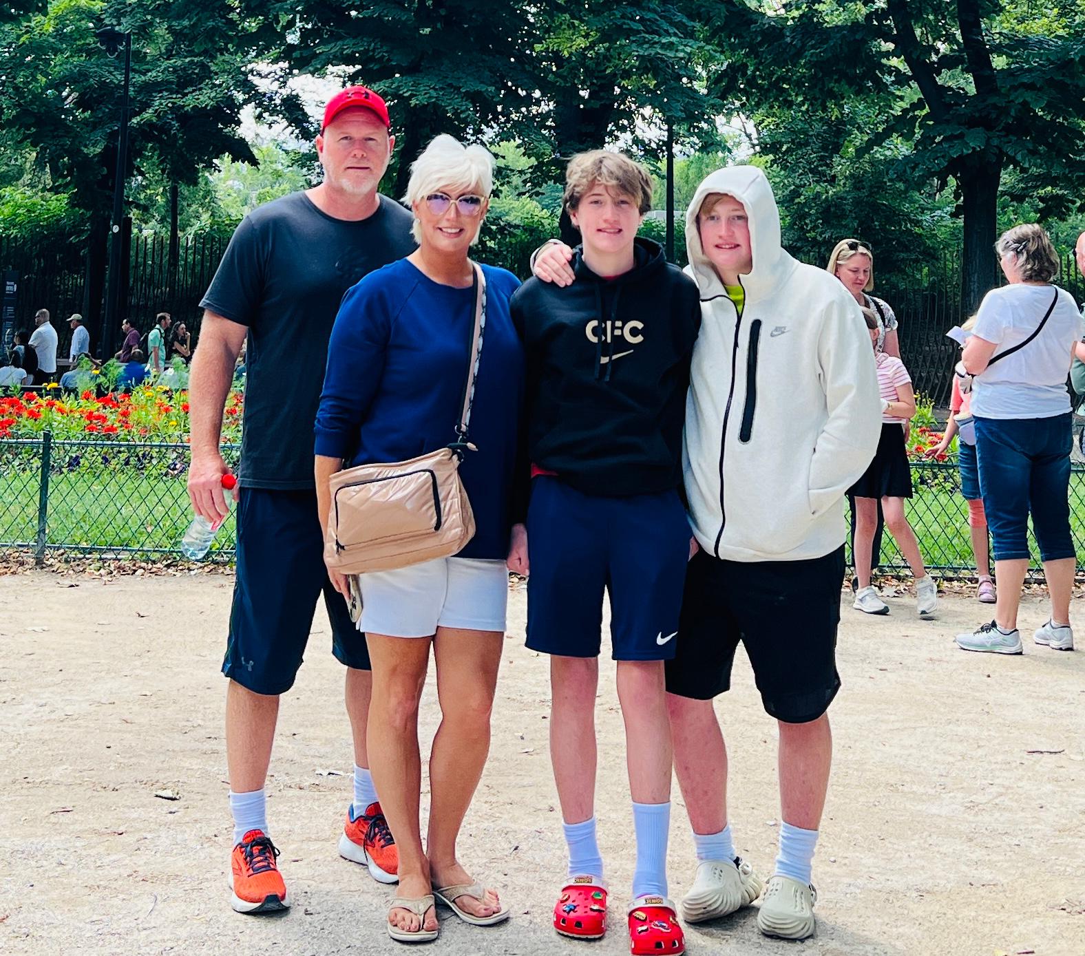 Kim Gravel and her family