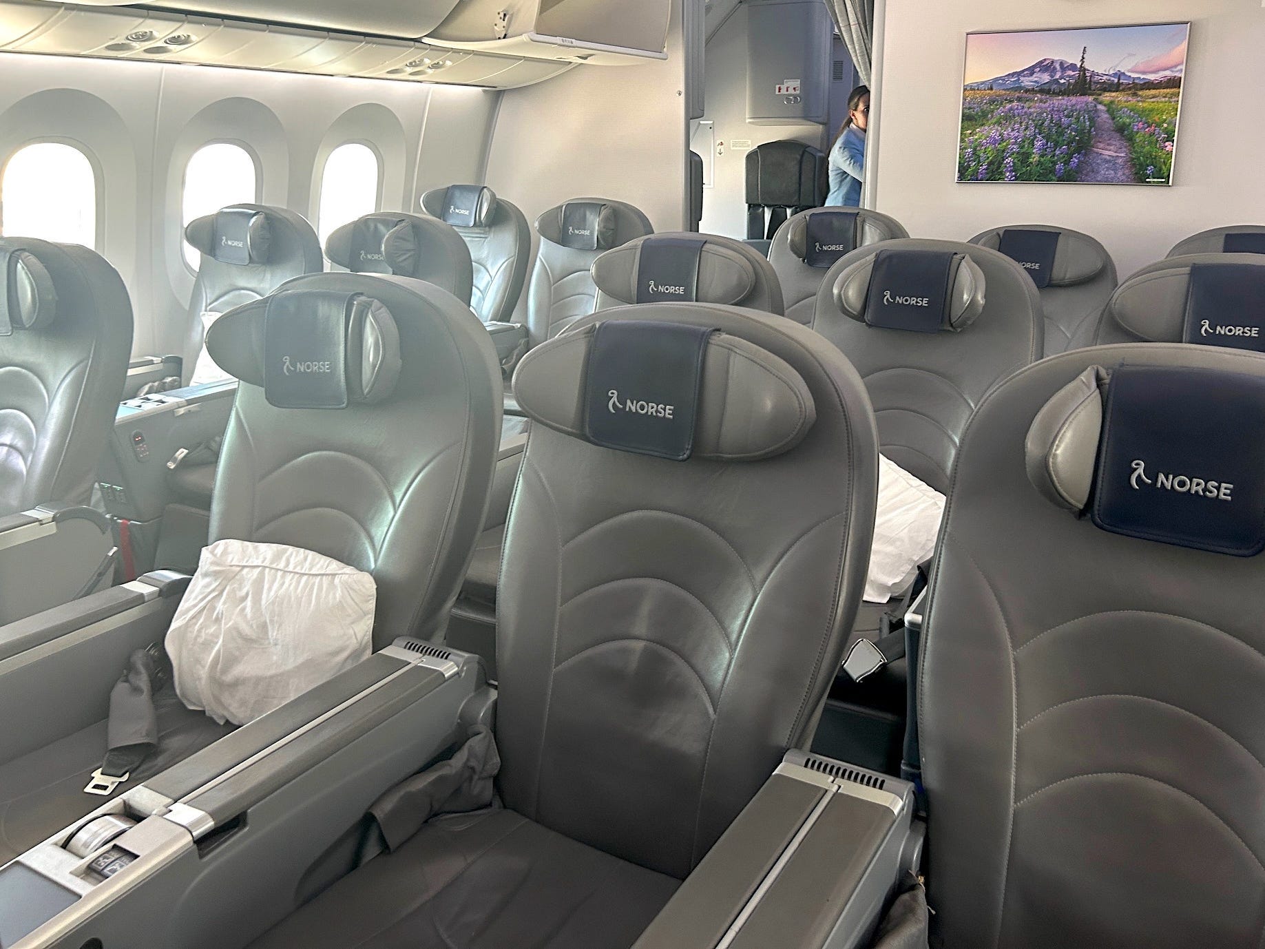 Norse Atlantic Airways premium economy section