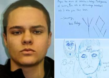 Idaho sniper Wess Roley who killed 2 firefighters in ambush left behind twisted drawings of himself dying, goodbye letter to father