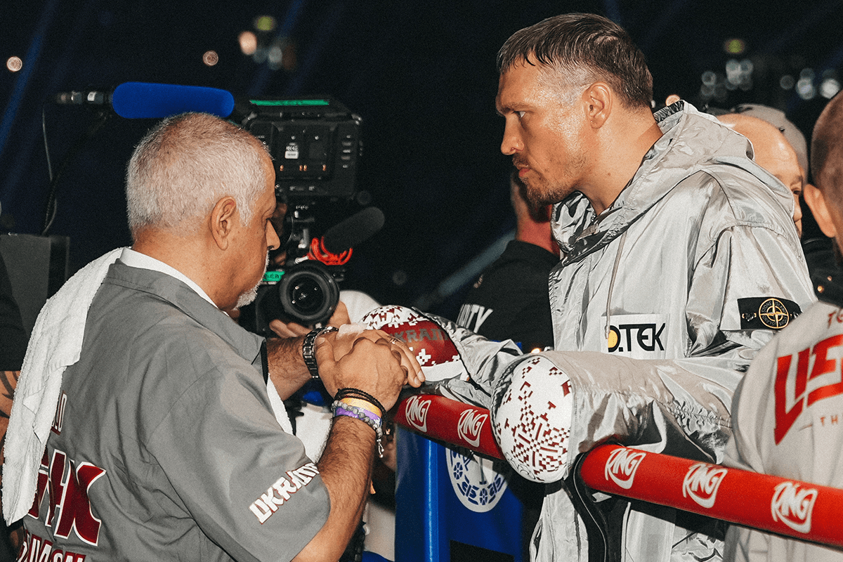 In Conversation with Oleksandr Usyk, Three-Time Undisputed World Boxing Champion interview daniel dubois wembley stadium london knockout
