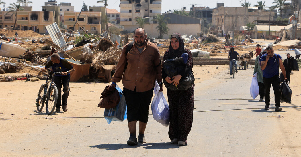 Israeli Strikes Hit W.H.O. Site After Military Expands Gaza Offensive