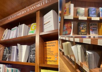 It’s so hot and humid that even books are sweating at this NYC bookstore