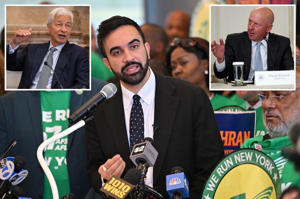 JPMorgan CEO Jamie Dimon, Wall Street bosses snub meeting with ‘Marxist’ Zohran Mamdani