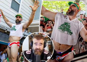 Jason Kelce got his first bikini wax after losing a bet: ‘I took it like a man’
