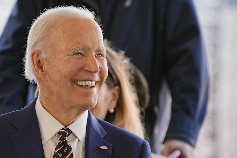 Former U.S. President Joe Biden attends a ceremony, at Veterans Memorial Park, in New Castle, Delaware, U.S. May 30, 2025. REUTERS/Ken Cedeno