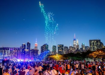 July 4th drone shows will light up skies in dozens of cities this year