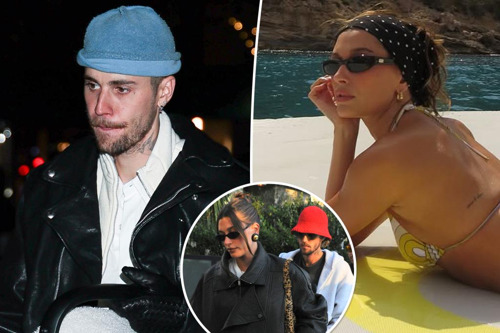 Justin Bieber lusts over wife Hailey’s bikini pics after confirming marriage woes in new album