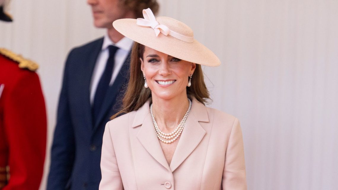 Kate Middleton Dons Dior to Welcome French President Emmanuel Macron and Brigitte Macron For State Visit