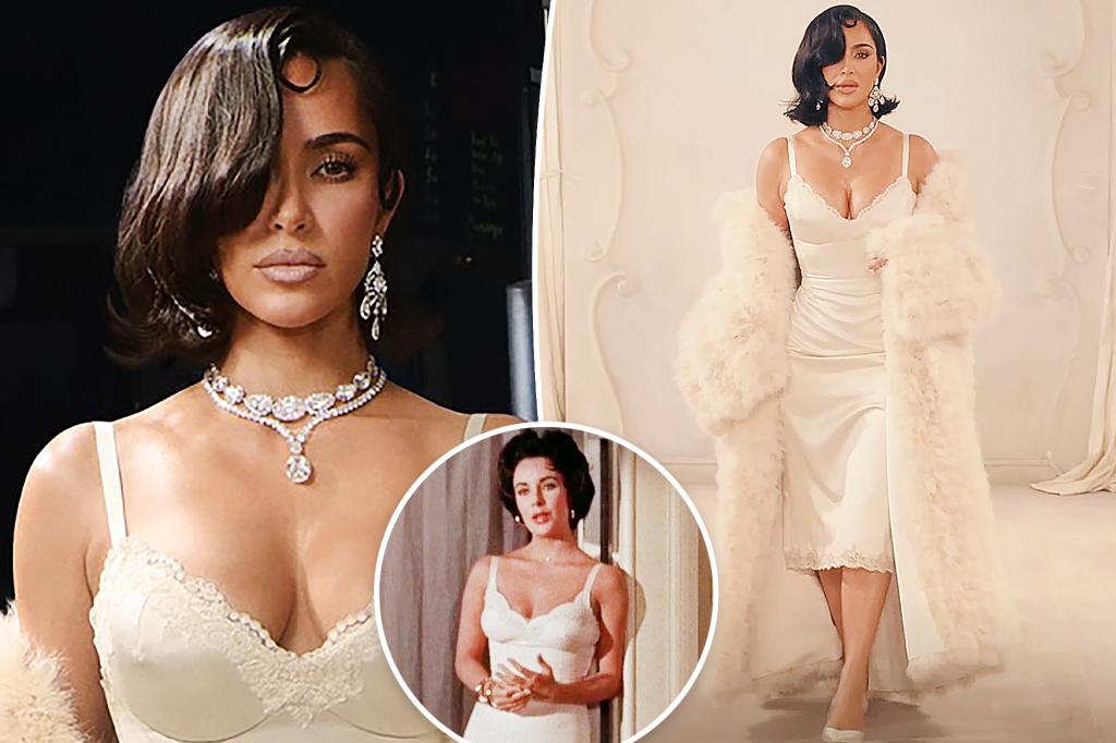 Kim Kardashian walks the runway for Balenciaga wearing Elizabeth Taylor’s nearly $400K diamond earrings