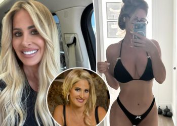 Kim Zolciak flaunts her body in a tiny bikini after revealing every plastic surgery procedure she’s had done