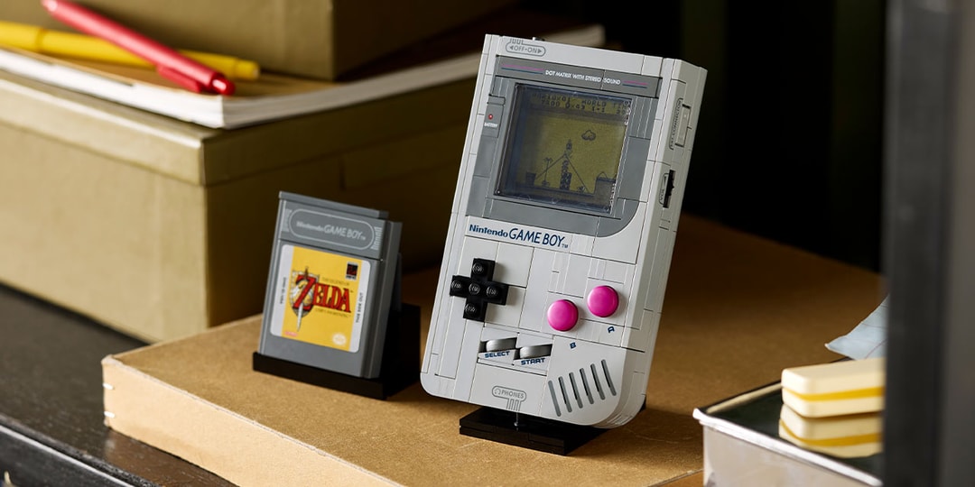 LEGO Unveils Game Boy Model Set with Interchangeable Classic Games