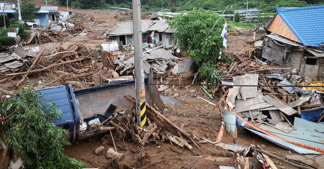 Landslides and Floods Kill 18 in South Korea