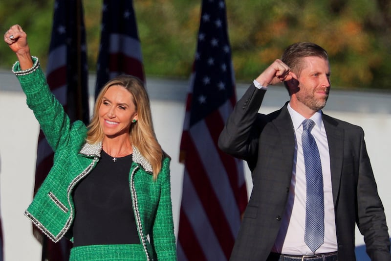 Lara and Eric Trump