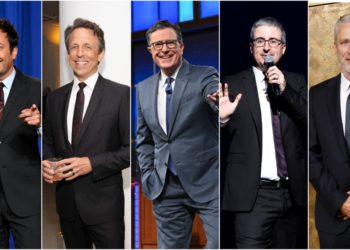 Late-Night Solidarity: Jimmy Fallon, Seth Meyers, John Oliver, Jon Stewart & Andy Cohen Show Up To ‘The Late Show’ To Support Stephen Colbert