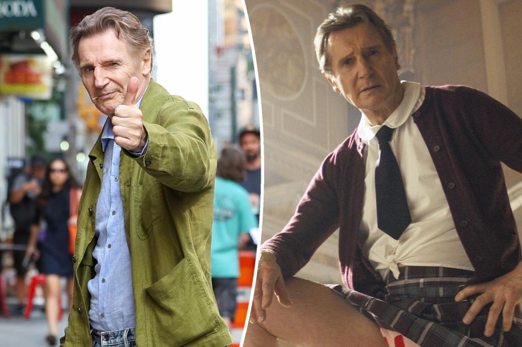 Liam Neeson has biggest naked gun in Hollywood