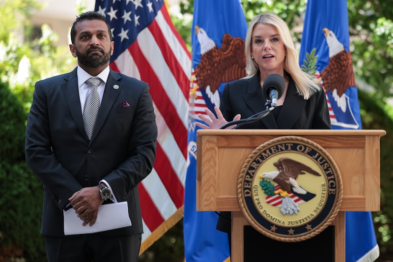 FBI Director Kash Patel and Attorney General Pam Bondi have been attacked over a statement last week that refuted conspiracy theories surrounding Jeffrey Epstein's death.