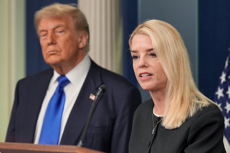 U.S. Attorney General Pam Bondi speaks to the media, in the Press Briefing Room at the White House in Washington D.C., June 27, 2025.