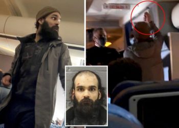 Man who attacked flight attendant with broken spoon and tried to open emergency door learns his fate