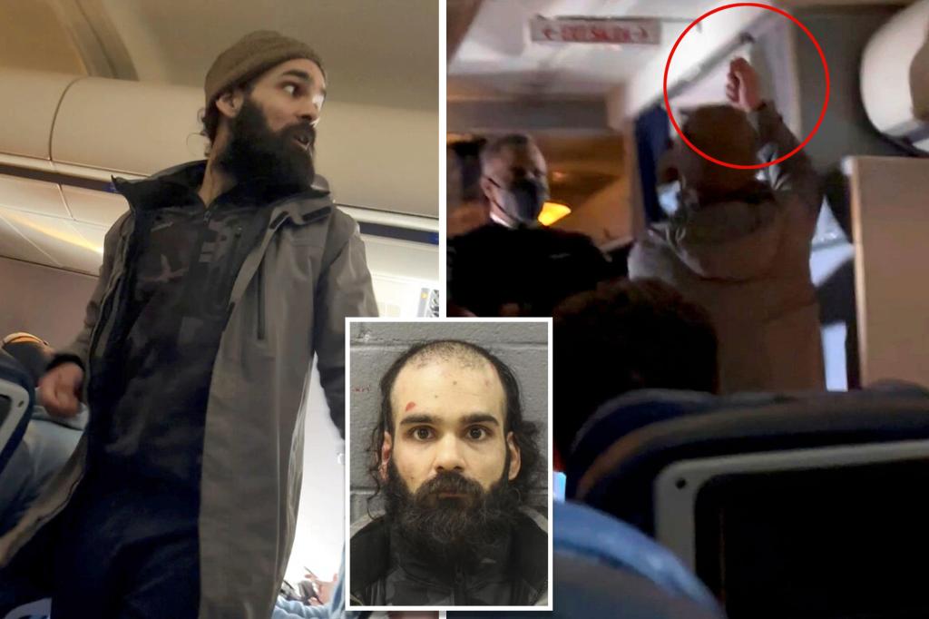 Man who attacked flight attendant with broken spoon and tried to open emergency door learns his fate