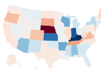 Map Shows States Where Unemployment Claims Are Rising and Falling
