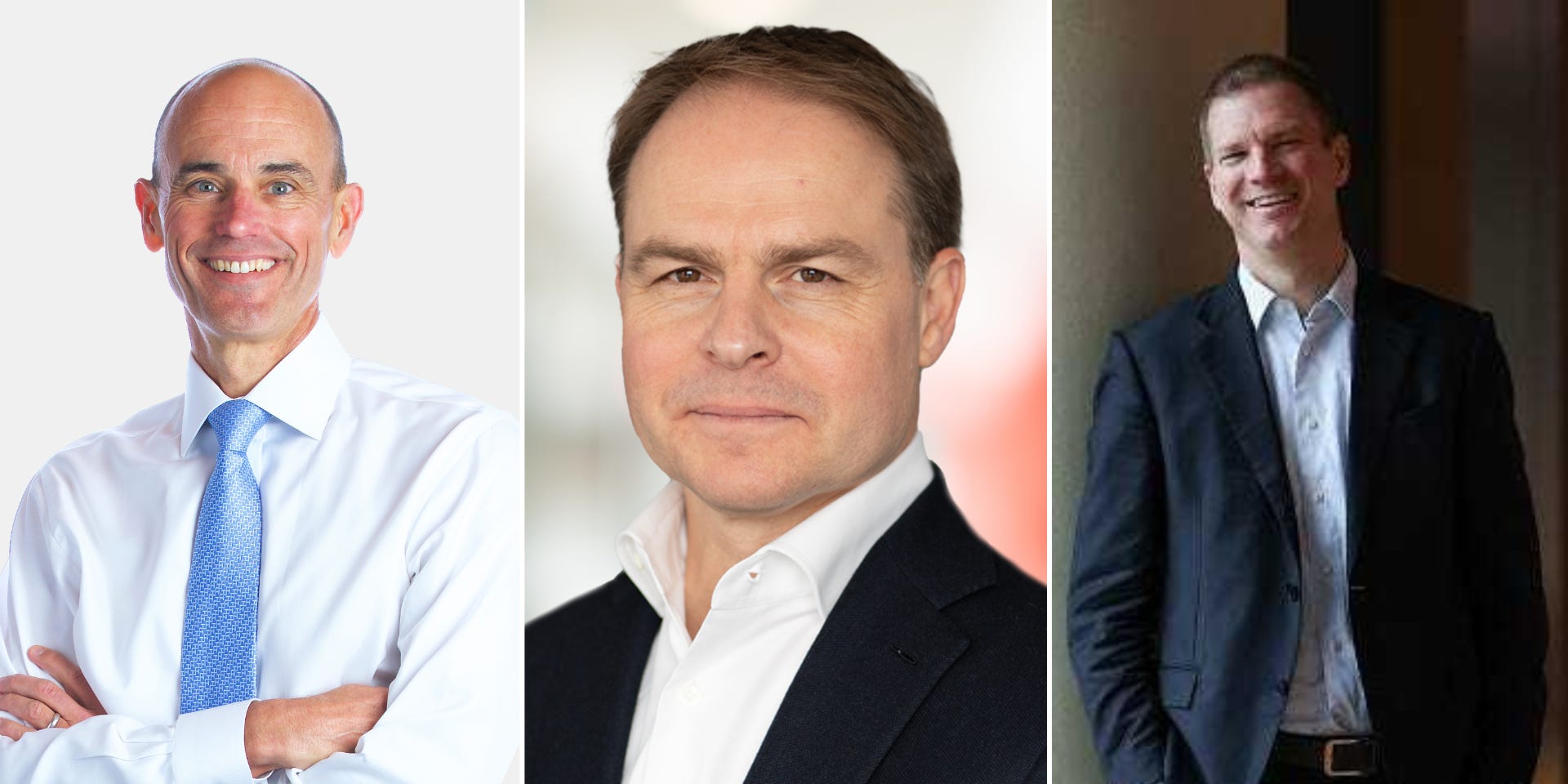 Leaders of McKinsey, Bain, and BCG in side by side images.