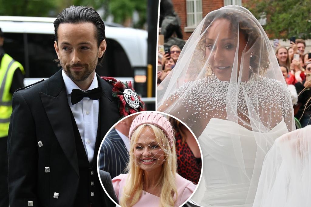Mel B marries hairstylist Rory McPhee at star-studded London wedding, including Spice Girl Emma Bunton