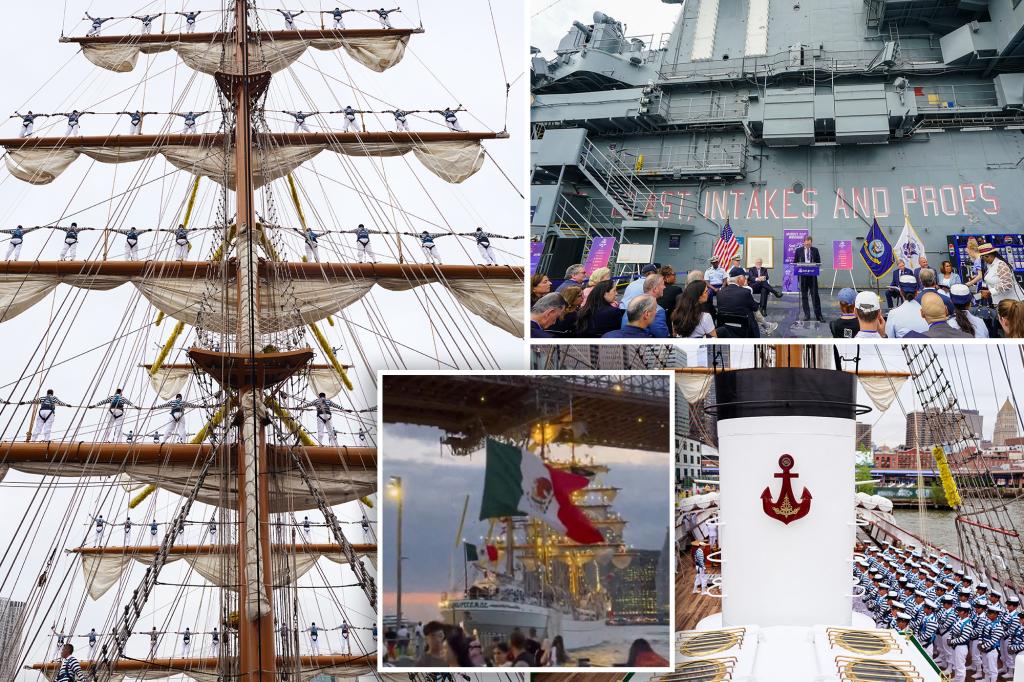 Mexican navy ship that slammed into Brooklyn Bridge in fatal collision may make ‘triumphant return’ to New York next year
