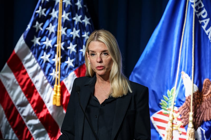 Bondi's Justice Department said earlier this month that no further 