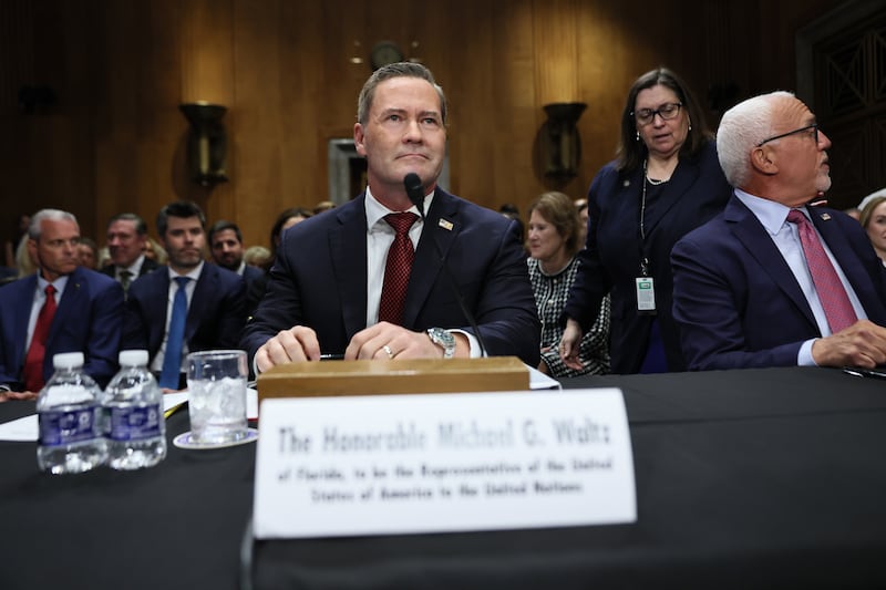 Former Trump National Security Adviser Michael Waltz appeared before the Senate Foreign Relations Committee where Democrats slammed him over the handling of information after a reporter was looped into a group Signal chat with top Trump officials discussing U.S. military strikes in Yemen earlier this year.
