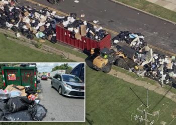 Mountains of trash pile up around Philadelphia as city worker strike reaches second week