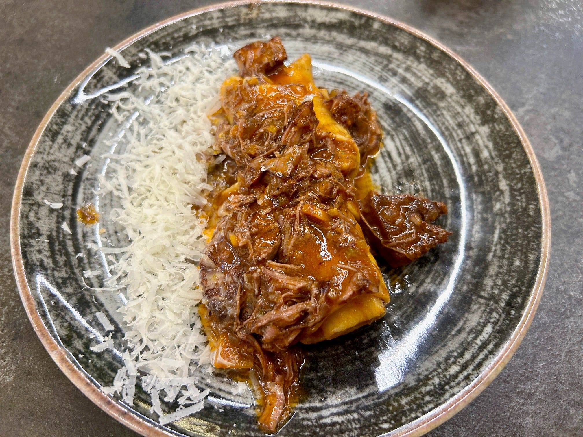 The tagliatelle ragu from Florence Pasta Class