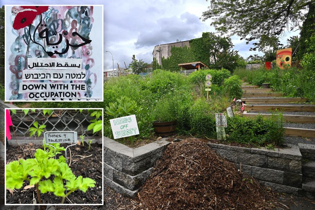 NYC garden of hate: Officials negotiate with anti-Israel community garden over ‘Poppies for Palestine’