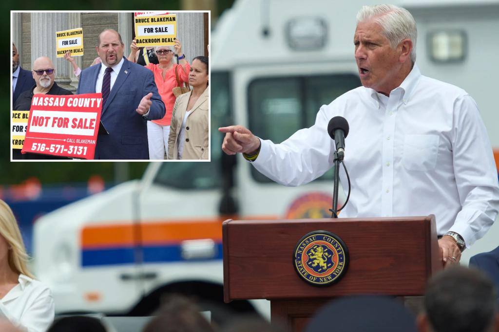 Nassau County Exec Bruce Blakeman rakes in $2M for campaign in an ominous sign for Democratic challenger