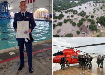 New Jersey native on first rescue mission with Coast Guard helps save 165 Texas flood victims: ‘American hero’