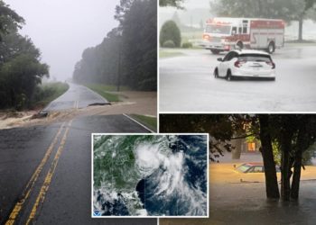 North Carolina hit with flooding, water rescues after heavy rain from Tropical Storm Chantal