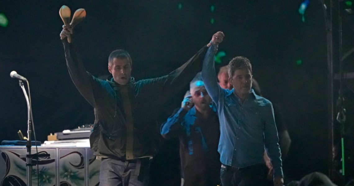 Oasis returns after 16-year hiatus to a UK crowd ecstatic for the band’s 1990s hits