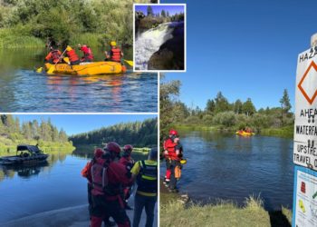 One dead, two missing after group swept over Oregon’s Dillon Falls, officials say