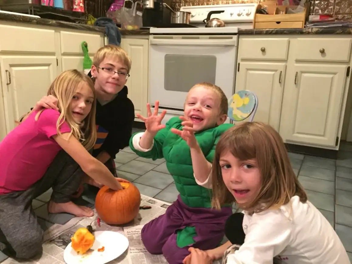 Nicole Johnson's four kids